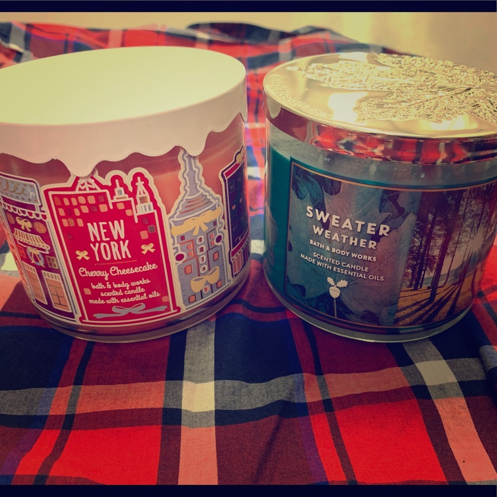 Bath Body Works Candles set of 2!